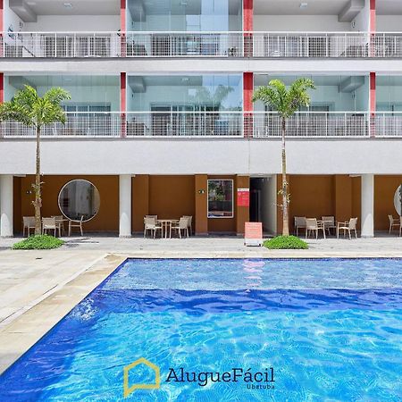 Af15 ALTO PADRÃO, WI-FI, AR, PISCINA, SAUNA, ACADEMIA, QUASE PÉ NA AREIA Ubatuba Extérieur photo