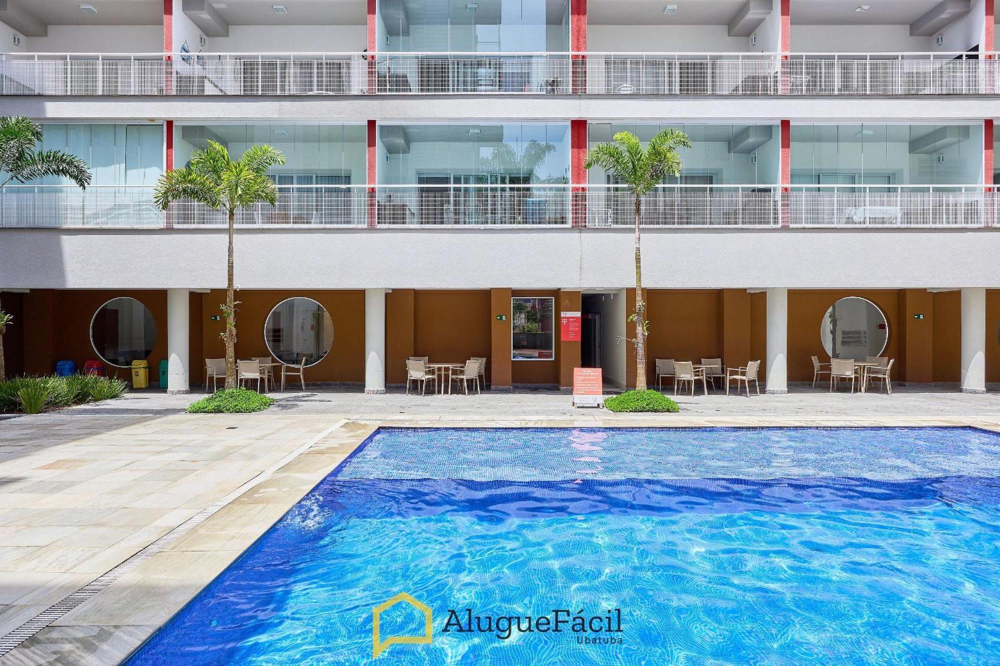 Af15 ALTO PADRÃO, WI-FI, AR, PISCINA, SAUNA, ACADEMIA, QUASE PÉ NA AREIA Ubatuba Extérieur photo