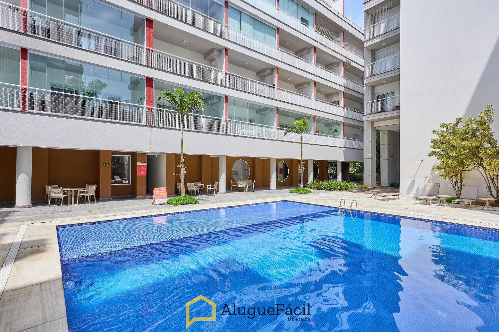 Af15 ALTO PADRÃO, WI-FI, AR, PISCINA, SAUNA, ACADEMIA, QUASE PÉ NA AREIA Ubatuba Extérieur photo